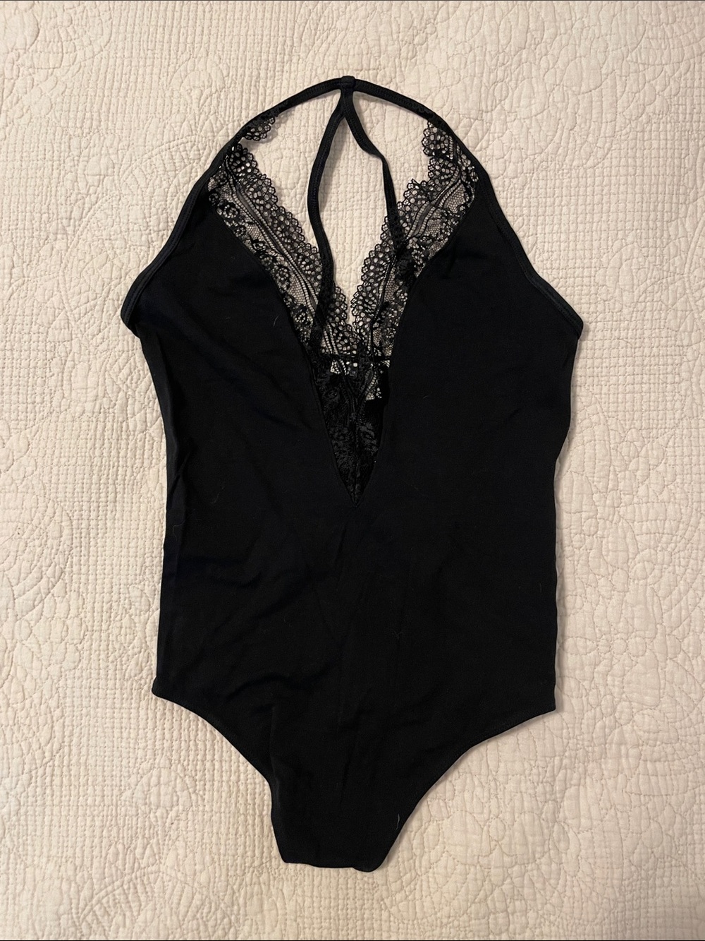 Express black lace bodysuit